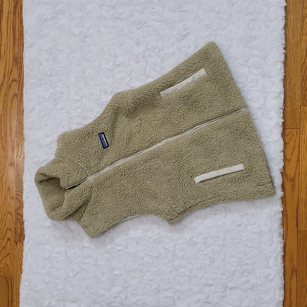 Patagonia Tan Fleece Vest